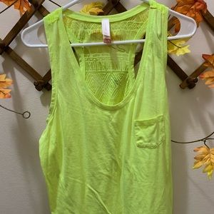 Neon Yellow Tank
